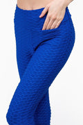 Thumbnail of Textured high waisted leggings with cropped hem