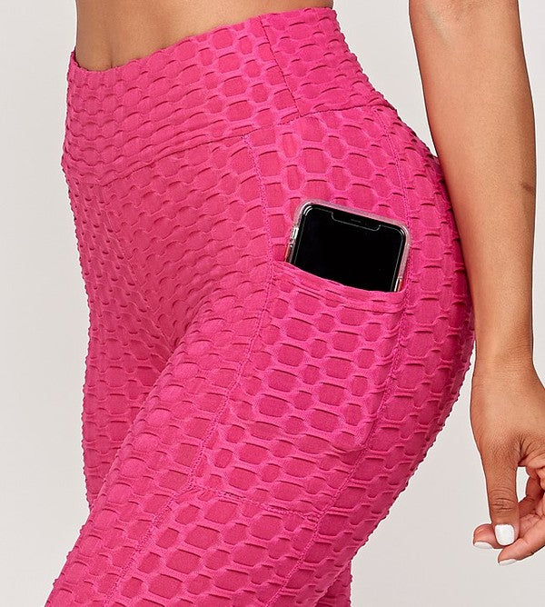 BUTT LIFT TEXTURED  BIKER SHORT