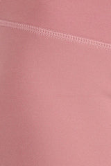 Solid active shorts with high waist