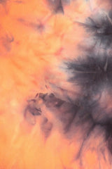 Tie dye knee-length shorts