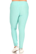 Thumbnail of PLUS SIZE Solid high rise, fitted leggings