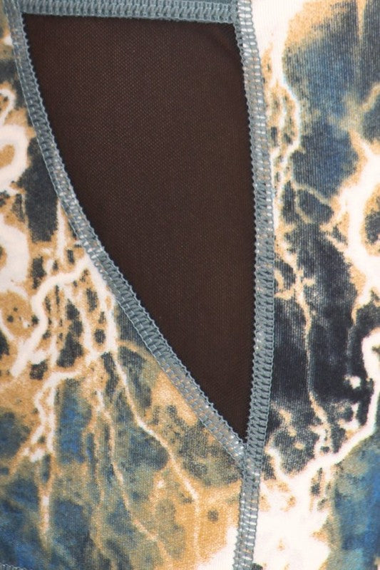 Printed 2-piece  activewear set