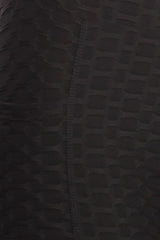 Solid textured BUTT LIFTED leggings