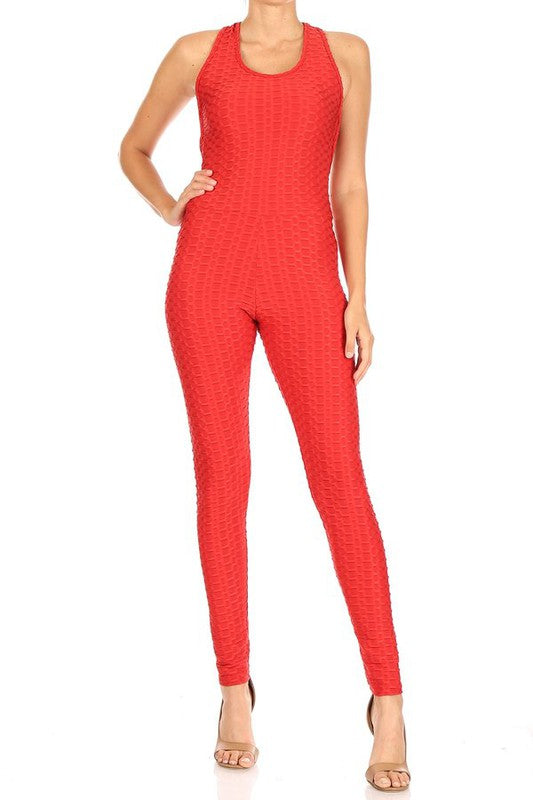 Mono ajustado con realce de glúteos sólido