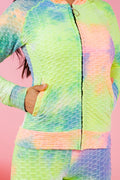 Thumbnail of Tie dye print two -piece set BUTT LIFTED