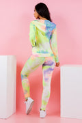 Thumbnail of Tie dye print two -piece set BUTT LIFTED