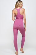 Thumbnail of Ribbed Seamless Top Legging Lounge Set
