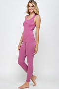 Thumbnail of Ribbed Seamless Top Legging Lounge Set