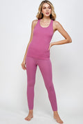 Thumbnail of Ribbed Seamless Top Legging Lounge Set
