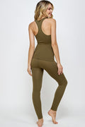 Thumbnail of Ribbed Seamless Top Legging Lounge Set
