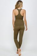 Thumbnail of Ribbed Seamless Top Legging Lounge Set