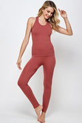 Thumbnail of Ribbed Seamless Top Legging Lounge Set