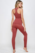 Thumbnail of Ribbed Seamless Top Legging Lounge Set