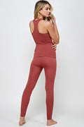 Thumbnail of Ribbed Seamless Top Legging Lounge Set