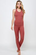 Thumbnail of Ribbed Seamless Top Legging Lounge Set