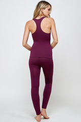 Ribbed Seamless Top Legging Lounge Set