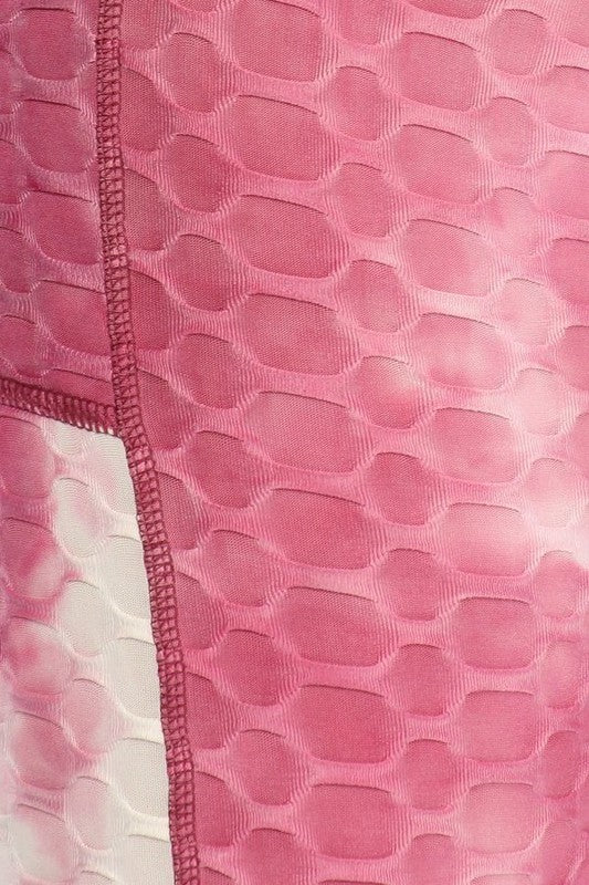 Shorts ciclistas de dos piezas con estampado tie dye