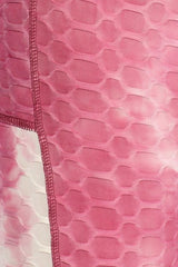 Tie dye print two piece biker short