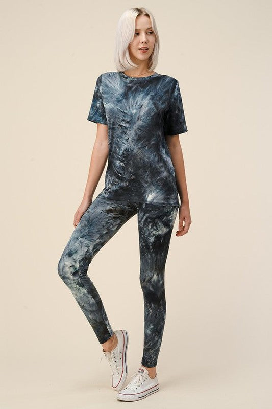 PLUS SIZE TIE DYE SET
