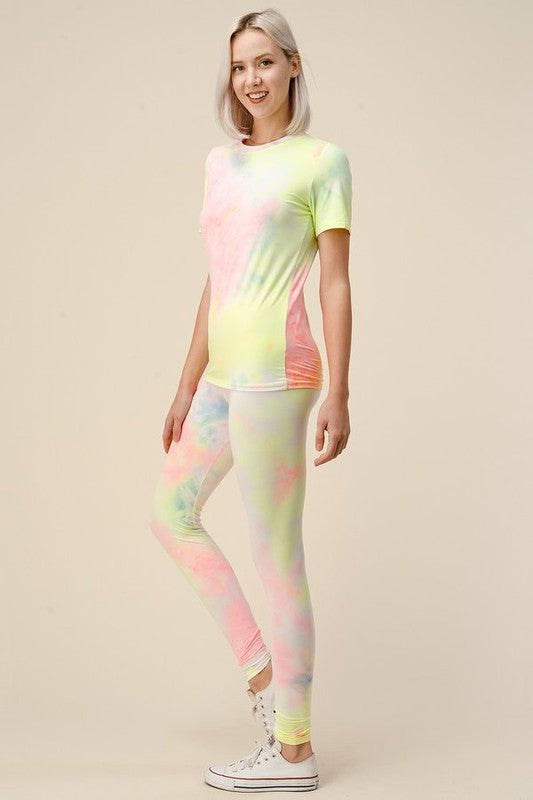 PLUS SIZE TIE DYE SET