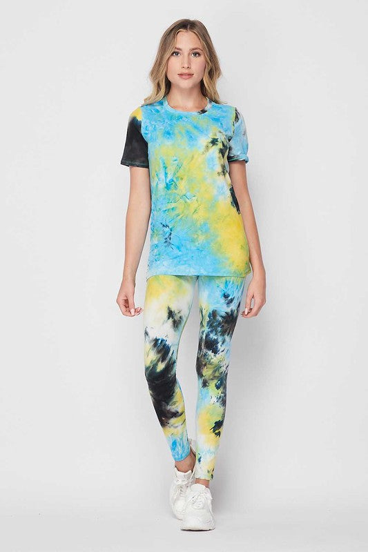 PLUS SIZE TIE DYE SET