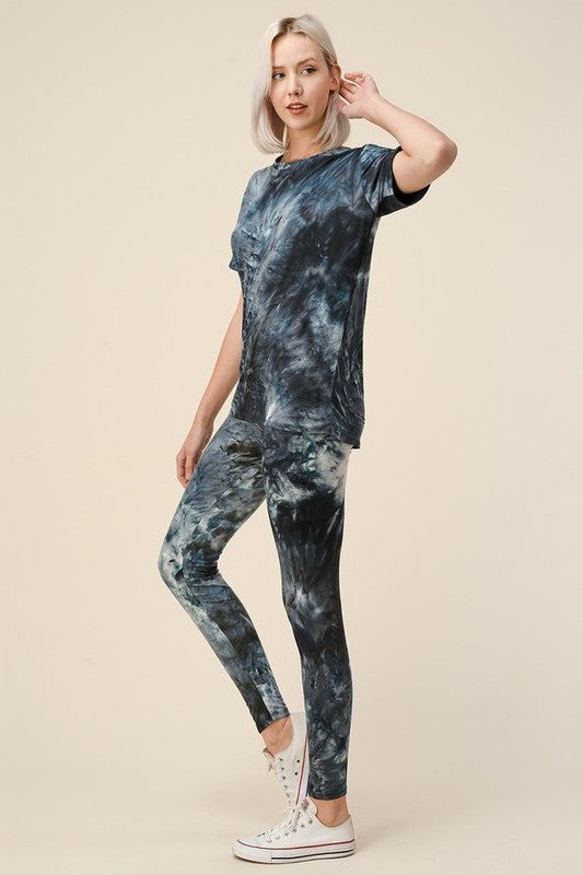 PLUS SIZE TIE DYE SET