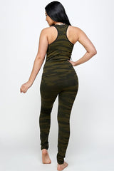 Camouflaged two pieces sets