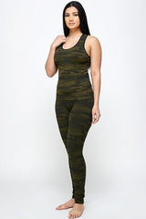 Camouflaged two pieces sets