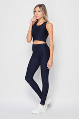 SOLID SCRUNCH BRA TOP AND BUTT LIFT LEGGINGS SETS