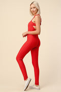 Thumbnail of SCRUNCH JUMPSUIT WITH CRISS CROSSED BACK