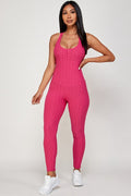 Thumbnail of SCRUNCH JUMPSUIT WITH CRISS CROSSED BACK