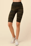 Thumbnail of CAMOUFLAGE PRINT BIKER SHORTS