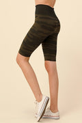 Thumbnail of CAMOUFLAGE PRINT BIKER SHORTS