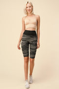 Thumbnail of CAMOUFLAGE PRINT BIKER SHORTS
