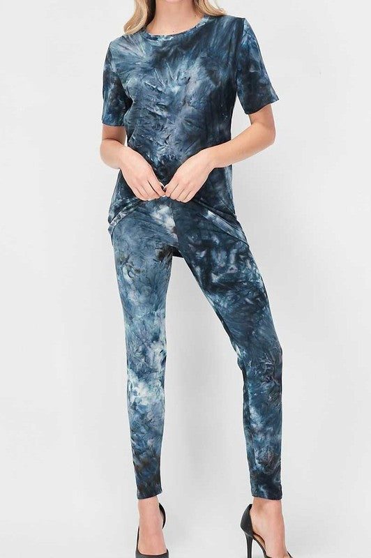 TIE DYE LEGGINGS SET