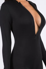 Women Zip up Jumpsuit