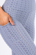 Thumbnail of Solid textured BUTT LIFTED leggings
