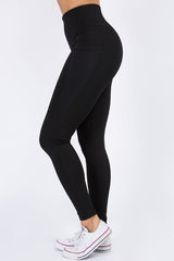 Solid color Tech pockets Activewear Leggings