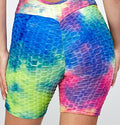 Thumbnail of Tie dye print bodycon jumpsuit butt lifted