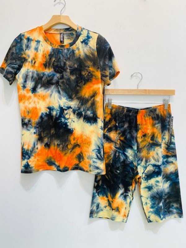 TIE DYE TWO  PIECES SETS