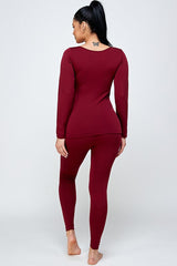 Fleece lined Lounge Set