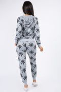 Thumbnail of cannabis two piece hoodie jogger pants set