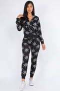 Thumbnail of cannabis two piece hoodie jogger pants set