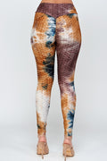 Thumbnail of Textured Butt lifted Tie dye print legging