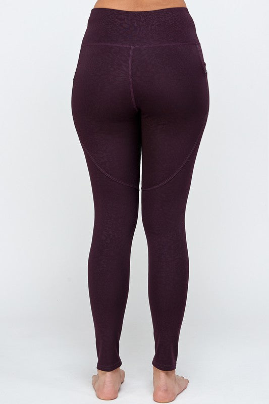 Leopard Print high waist Active Leggings