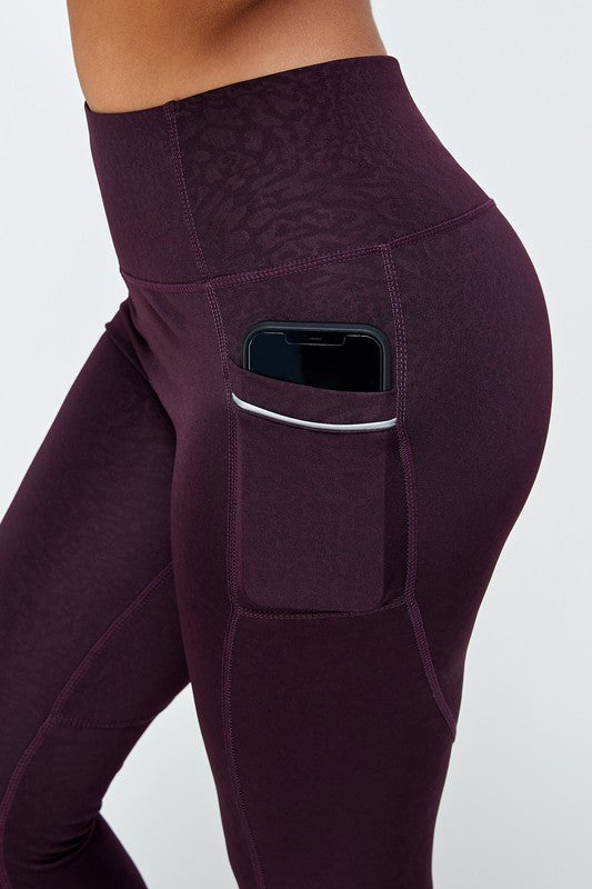 Leopard Print high waist Active Leggings