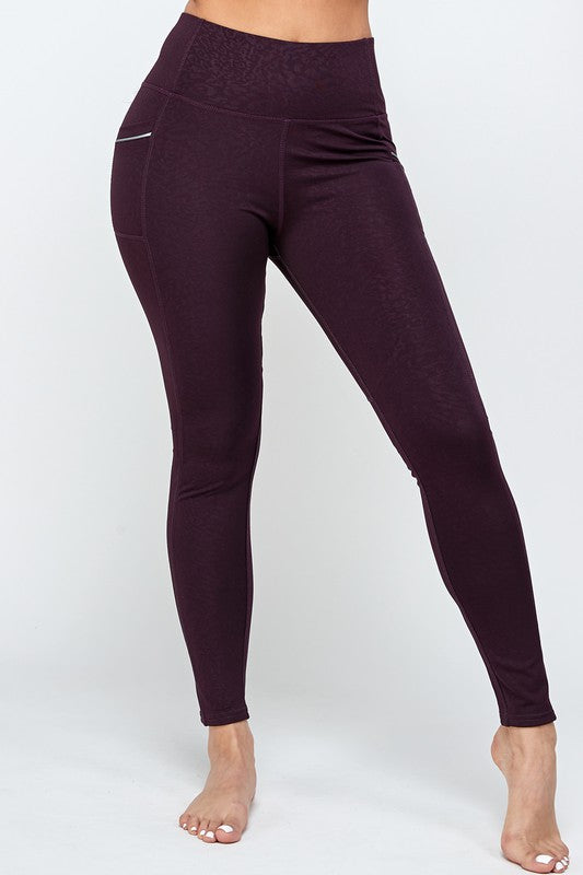 Leopard Print high waist Active Leggings