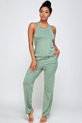 Thumbnail of Racerback Tank with Straight Fit Pants Lounge Set