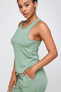 Thumbnail of Racerback Tank with Straight Fit Pants Lounge Set