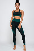 Thumbnail of Cross Back Sports Bra Activewear pants Set